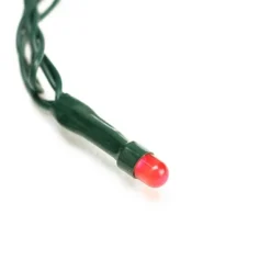 Northlight 15 Orange And Yellow Micro LED Thanksgiving Lights - 5.7 Ft Green Wire