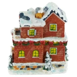 Northlight Two Story Snowy House With Garland And Wreaths Christmas Village Decoration - 4" -Holiday Decoration Store GUEST 5a8d8a66 2b26 4304 8fd0 0d9c8ae1997d
