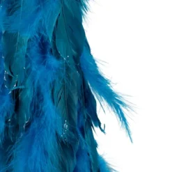 Northlight Small Two-Tone Layered Feathers Cone Tree Christmas Decoration - 16" - Turquoise -Holiday Decoration Store GUEST 5b09f089 dac8 408b 991a d2c9945e5d98