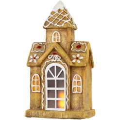Northlight LED Lighted Gingerbread House With Icing Accents Christmas Decoration - 16" -Holiday Decoration Store GUEST 5b888d66 dc54 4551 8282 08d5548f6212