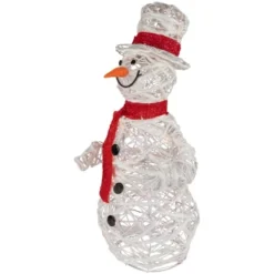 Northlight Lighted Glittered Rattan Snowman Outdoor Christmas Decoration - 28" - Clear Lights 8 Northlight Lighted Glittered Rattan Snowman Outdoor Christmas Decoration - 28" - Clear Lights -Holiday Decoration Store GUEST 5ef179c8 8931 44a7 94c8 d0231dd45ab6