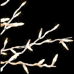 Northlight 6' Prelit Artificial Christmas Tree White Lighted Cascade Twig Outdoor Decoration - Clear Lights -Holiday Decoration Store GUEST 624528b5 5a2f 429c a58c 21f526b0ef5e