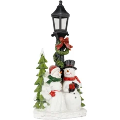 Northlight Glittered Snow Couple Under Lighted Street Lamp Christmas Decoration - 14" -Holiday Decoration Store GUEST 633b7991 d178 4c2b b163 223cef368e28