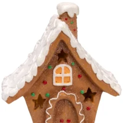 Northlight LED Lighted Gingerbread House With Star Windows Christmas Decoration - 7.25" -Holiday Decoration Store GUEST 648f617a efa9 4522 a5ea 5d4bbb84008c