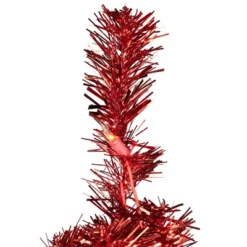 Northlight Pre-Lit Artificial Tinsel Christmas Tree - 3' - Red - Clear Lights -Holiday Decoration Store GUEST 65c8875c fad6 48ca ae67 7f82e6eb0c23