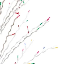 Northlight 4' Prelit Artificial Christmas Tree White Lighted Cascade Twig Outdoor Decoration - Multi-Color Lights -Holiday Decoration Store GUEST 662325c0 5a56 4dcb b048 29de68550008