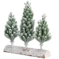 Northlight Frosted Pine Tree Trio Christmas Decoration - 8" - Unlit -Holiday Decoration Store GUEST 69ddf803 d90b 4c3b bda9 dfdb1099d497