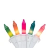 Northlight Pastel Mini Christmas Light Set - Multicolor - 10' White Wire - 50ct