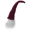 Northlight Gnome Head Christmas Decoration - 15" - Purple Plum And White
