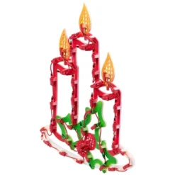 Northlight 16.5" Lighted Candles With Holly And Berry Christmas Window Silhouette -Holiday Decoration Store GUEST 6e303592 5e9c 4c68 bbad 8507536b5bba