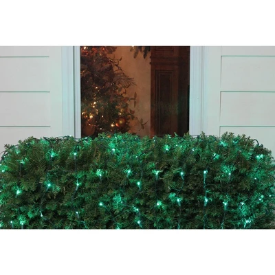 Northlight Net Style LED Tree Trunk Wrap Christmas Lights - 4' X 6' - Green - Green Wire 2 Northlight Net Style LED Tree Trunk Wrap Christmas Lights - 4' X 6' - Green - Green Wire - Image 2