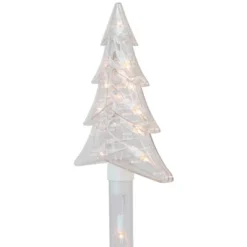 Northlight Lighted Tree Christmas Outdoor Pathway Markers - 26.5" - Set Of 4 -Holiday Decoration Store GUEST 6fd7d7b7 33cd 49fe 935c 827591905b1f