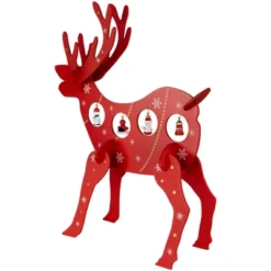 Northlight Reindeer Cut-Out Ornament Holder Christmas Decoration - 13.25" - Red And White -Holiday Decoration Store GUEST 6febddb3 985d 4c7f a357 cdd16b048878