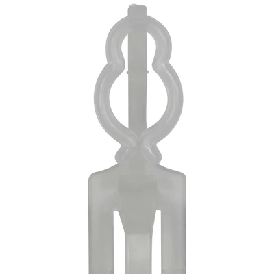 Northlight 26ct Clear All-In-One Universal Gutter And Shingle Christmas Light Clips 2 Northlight 26ct Clear All-In-One Universal Gutter And Shingle Christmas Light Clips - Image 2