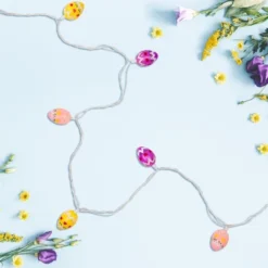 Northlight 10-Count Pastel Multi-Color Easter Egg String Light Set, 7.25ft White Wire -Holiday Decoration Store GUEST 725e9db5 8cfb 45a2 9bd8 052e5400ceb7