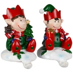 Northlight Festive Elves Christmas Stocking Holders - 5" - Set Of 2 8 Northlight Festive Elves Christmas Stocking Holders - 5" - Set Of 2 -Holiday Decoration Store GUEST 73c66e66 04fd 4d50 acbe bd972b1675d1