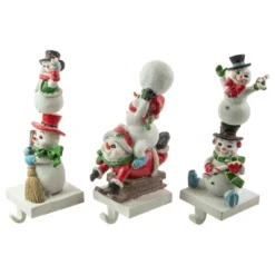 Northlight Set Of 3 Snowmen Christmas Stocking Holders 9" -Holiday Decoration Store GUEST 74fa515d 554a 4aed a6e7 ef8896e9f0a3