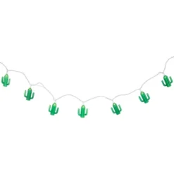 Northlight Green Cactus Patio Light Set - 6' White Wire - 10ct -Holiday Decoration Store GUEST 75526ee7 db6c 4558 8ce4 7d3010fbd7f0