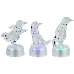 Northlight LED Lighted Color Changing Penguin Acrylic Christmas Decorations - 4" - Set Of 3 -Holiday Decoration Store GUEST 7636d6ec 0241 4f94 a014 f4c6a0b9f177