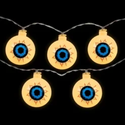 Northlight LED Bloodshot Eyeball Halloween Lights - 4.5' Clear Wire - Warm White Lights - 10ct -Holiday Decoration Store GUEST 76990e24 92ab 4249 9102 88ce9051bb14