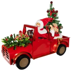 Northlight Animated And Musical Santa Driving Vintage Truck Christmas Decoration - 36.5" -Holiday Decoration Store GUEST 77b8e2a7 65c8 4e58 ab01 c7b685258989