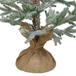 Northlight 3 FT Snow Covered Slim Pine Artificial Christmas Tree With Jute Base - Unlit -Holiday Decoration Store GUEST 77e072de bece 45e7 9971 5b7312556bff