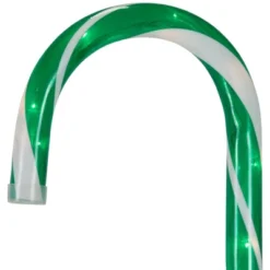 Northlight Lighted Outdoor Christmas Candy Cane Pathway Markers - 28" - Red And Green - Set Of 6 -Holiday Decoration Store GUEST 780a4365 1528 4249 939f 958c4a88ed10