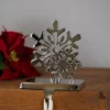 Northlight Double Snowflakes Christmas Stocking Holder - 6"