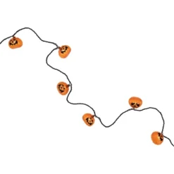 Northlight Jack O Lantern Halloween Lights - 7.5' Black Wire - 10ct -Holiday Decoration Store GUEST 79db5e47 3aef 424e 9a27 639df84b038f