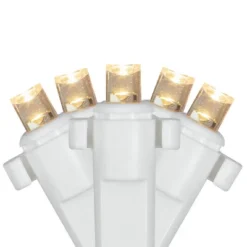 Northlight 2' X 8' Warm White LED Wide Angle Net Style Column Wrap Christmas Lights, White Wire -Holiday Decoration Store GUEST 7b239798 c3ff 4451 95d8 3cf19dddaa79