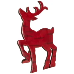 Northlight Glossy Standing Reindeer Christmas Decoration - 8" - Red -Holiday Decoration Store GUEST 7b41ceda 5bb6 4638 80e3 fcd08b158e4e