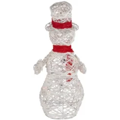 Northlight Lighted Glittered Rattan Snowman Outdoor Christmas Decoration - 28" - Clear Lights 9 Northlight Lighted Glittered Rattan Snowman Outdoor Christmas Decoration - 28" - Clear Lights -Holiday Decoration Store GUEST 7d952eb8 78c6 4431 8098 eafea656e8f7
