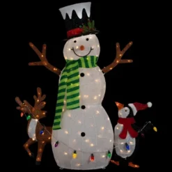 Northlight 3D LED Lighted Snowman And Penguin Outdoor Christmas Decoration - 48" - Warm White -Holiday Decoration Store GUEST 7ef6d37f 05a2 4cd9 ab31 0f4276e17007