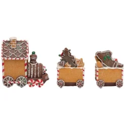 Northlight Gingerbread Candy Cane Train With Gingerbread Man Christmas Decoration - 5.5" -Holiday Decoration Store GUEST 80092610 59cd 4e4d b661 6cc0d7787321