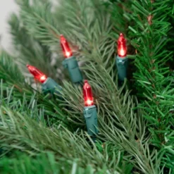 Northlight LED Mini Christmas Lights - Red - 33' Green Wire - 100ct