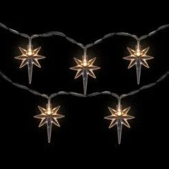 Northlight North Star Christmas Light Set - Warm White LED - 3' - Clear Wire - 10ct 8 Northlight North Star Christmas Light Set - Warm White LED - 3' - Clear Wire - 10ct -Holiday Decoration Store GUEST 830a30d9 1821 481a b8f4 86d3dbc42e39