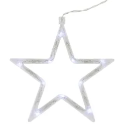 Northlight LED Stars Christmas Icicle Lights - Pure White - 8.25' Clear Wire - 12ct -Holiday Decoration Store GUEST 85577aa9 833d 49a6 bf32 40395caaa402