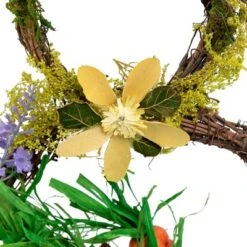 Northlight Artificial Floral Bunny Hanging Easter Basket Decoration - 14.5" -Holiday Decoration Store GUEST 85982801 f9b1 4e96 90e8 aa6cbb8a8167