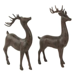 Northlight Standing Deer Christmas Decorations - 14" - Brown - Set Of 2 8 Northlight Standing Deer Christmas Decorations - 14" - Brown - Set Of 2 -Holiday Decoration Store GUEST 86caf76d 16a0 457d b001 38d4f8242da9