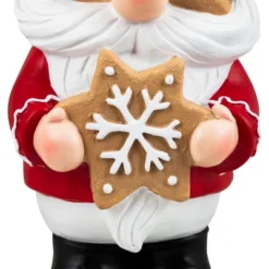 Northlight Gnome Holding Gingerbread Snowflake Cookie Christmas Decoration - 11.5" - Red -Holiday Decoration Store GUEST 86d8e51a f2ed 4fad a66b 75221fa93b16