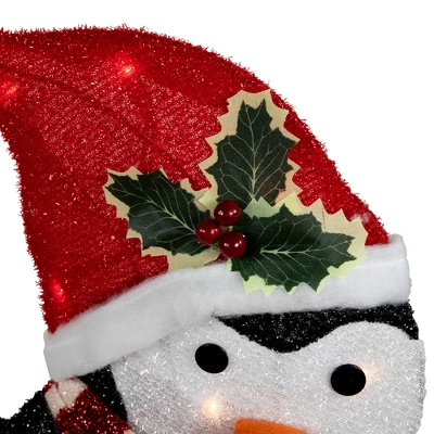 Northlight 41.25" Lighted Ice Skating Polar Bear And Penguin Outdoor Christmas Decoration 5 Northlight 41.25" Lighted Ice Skating Polar Bear And Penguin Outdoor Christmas Decoration - Image 5