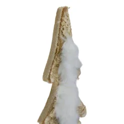 Northlight Wooden Tree With Faux Fur Christmas Decoration - 13.5" - Brown And White -Holiday Decoration Store GUEST 87375b84 5cde 4565 9c44 2b859ce77749