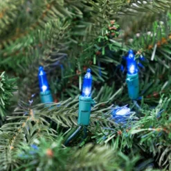 Northlight LED Mini Christmas Lights - Blue - 33' Green Wire - 100ct -Holiday Decoration Store GUEST 87a22a1a 034b 4a4a 8834 4892a76429f8