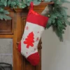 Northlight Embroidered Tree With Snowflakes Christmas Stocking - 18"