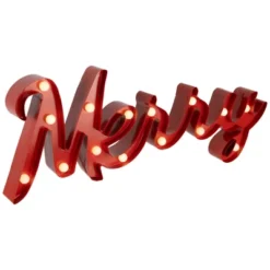 Northlight Lighted "Merry" Christmas Decoration - 20.5" 9 Northlight Lighted "Merry" Christmas Decoration - 20.5" -Holiday Decoration Store GUEST 88fc319d edfd 4c4b b584 4be2b314930a