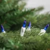 Northlight Mini Incandescent Christmas Lights - Blue - 10' White Wire - 50ct
