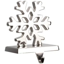 Northlight Snowflake Metal Christmas Stocking Holder - 5" -Holiday Decoration Store GUEST 8c052f4b 9c6e 4760 96cc 3b8ec6152660