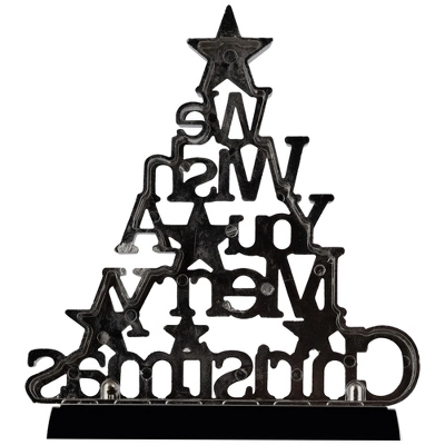 Northlight We Wish You A Merry Christmas Tree Stocking Holder - 6.25" 5 Northlight We Wish You A Merry Christmas Tree Stocking Holder - 6.25" - Image 5