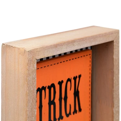 Northlight Happy Halloween Wooden Shadow Box Tabletop Sign - Set Of 2 7 Northlight Happy Halloween Wooden Shadow Box Tabletop Sign - Set Of 2 - Image 7