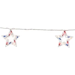 Northlight Patriotic Stars Patio Light Set - 5.25ft - White Wire - 5ct -Holiday Decoration Store GUEST 8f03f1ba 1565 49c3 a2e7 dec5c8b25748